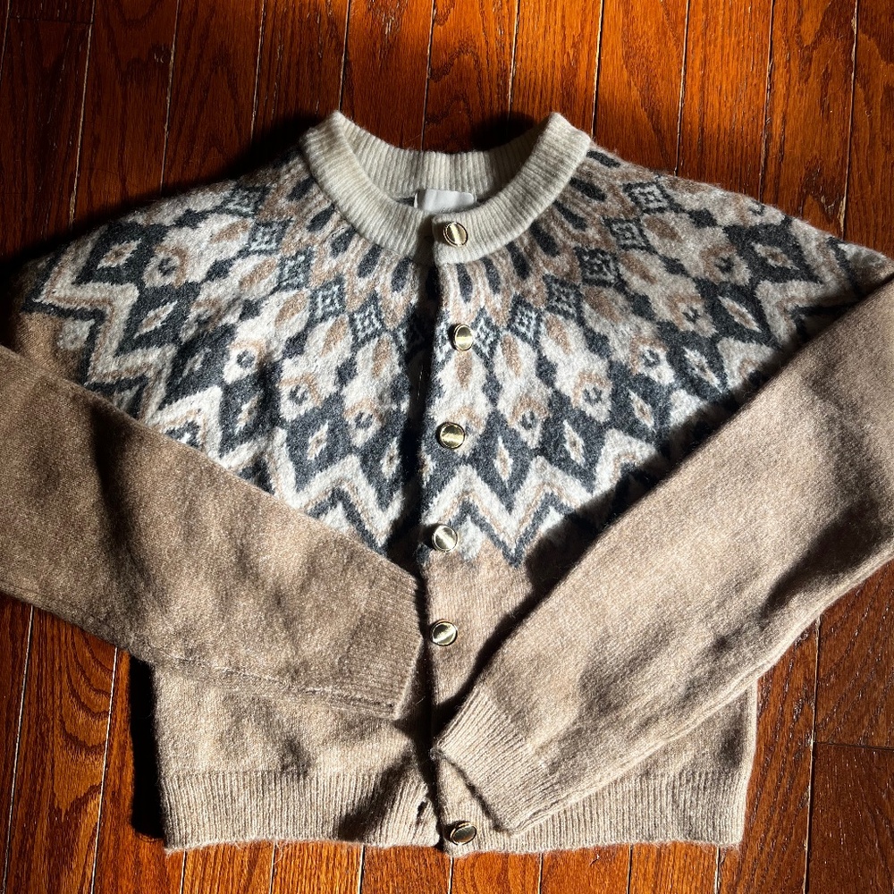 Hm button up cardigan